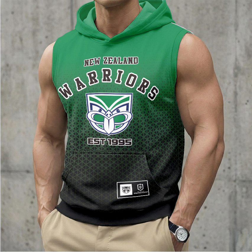 Auspiritmerch New Zealand Warriors Personalized Hooded Tank Top Gift For Fans
