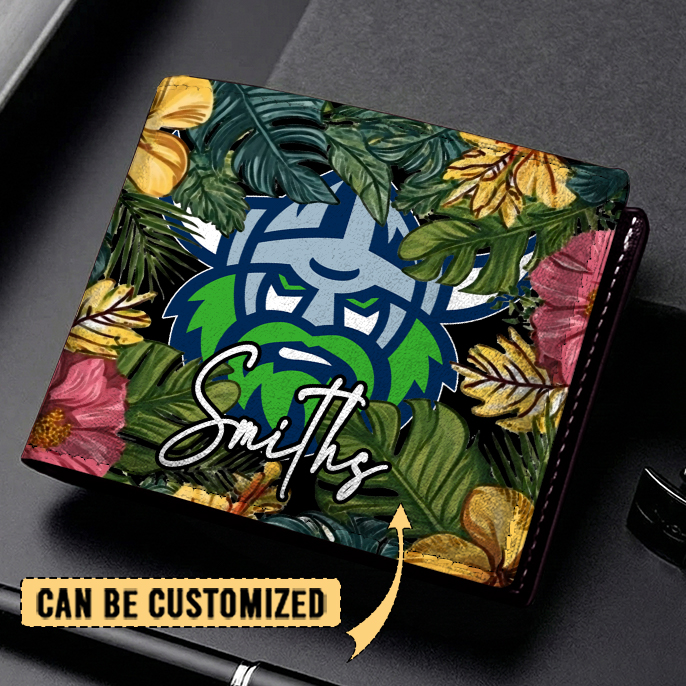 Auspiritmerch Canberra Raiders Personalized Leather Wallet Gift For Fans
