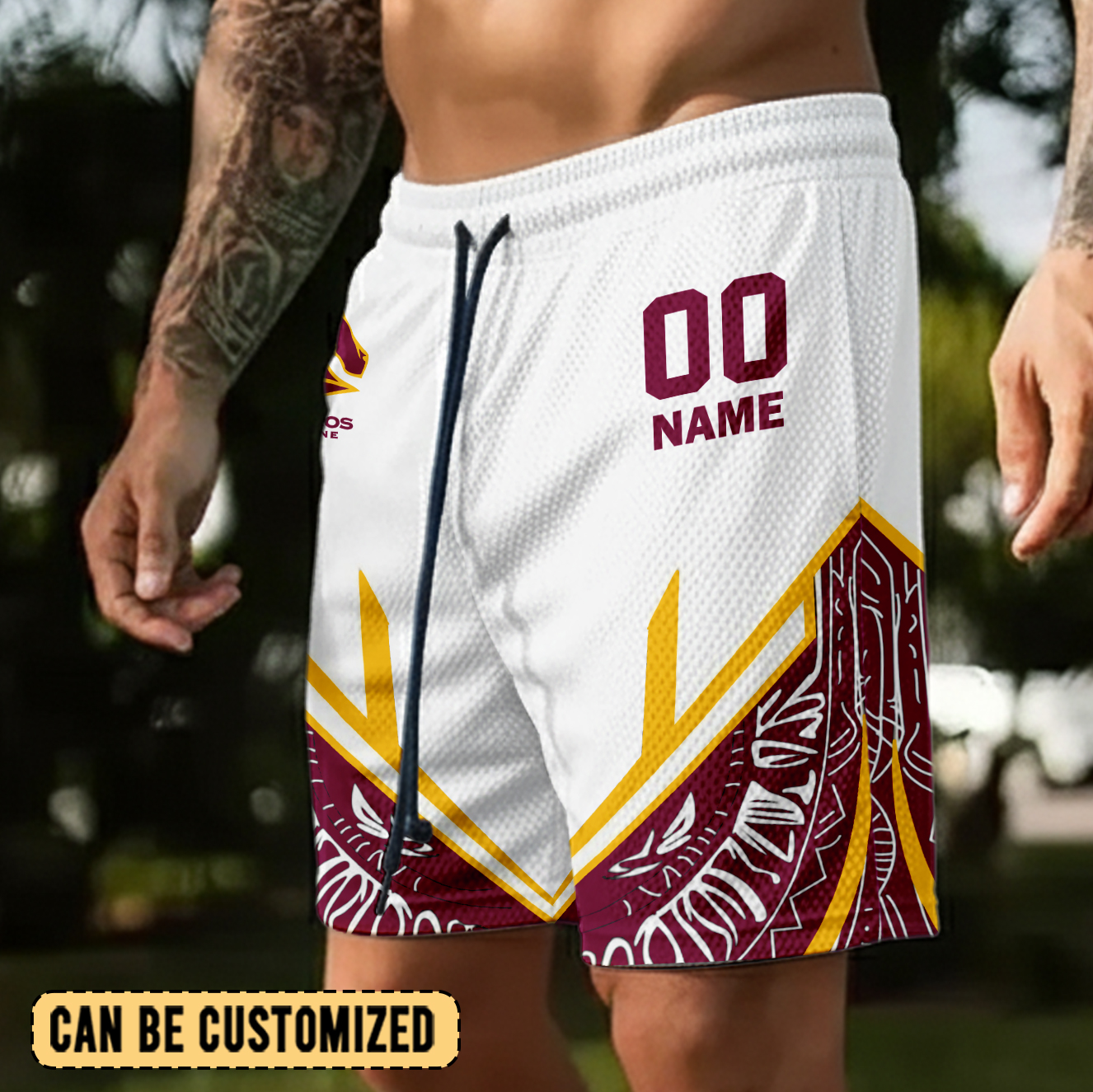 Auspiritmerch Brisbane Broncos Personalized Short Pants Gift For Fans