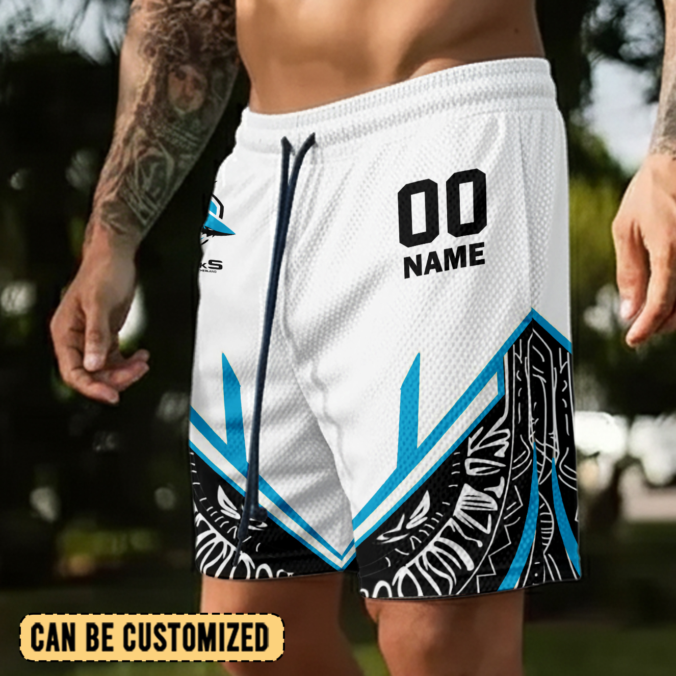 Auspiritmerch Cronulla-Sutherland Sharks Personalized Short Pants Gift For Fans