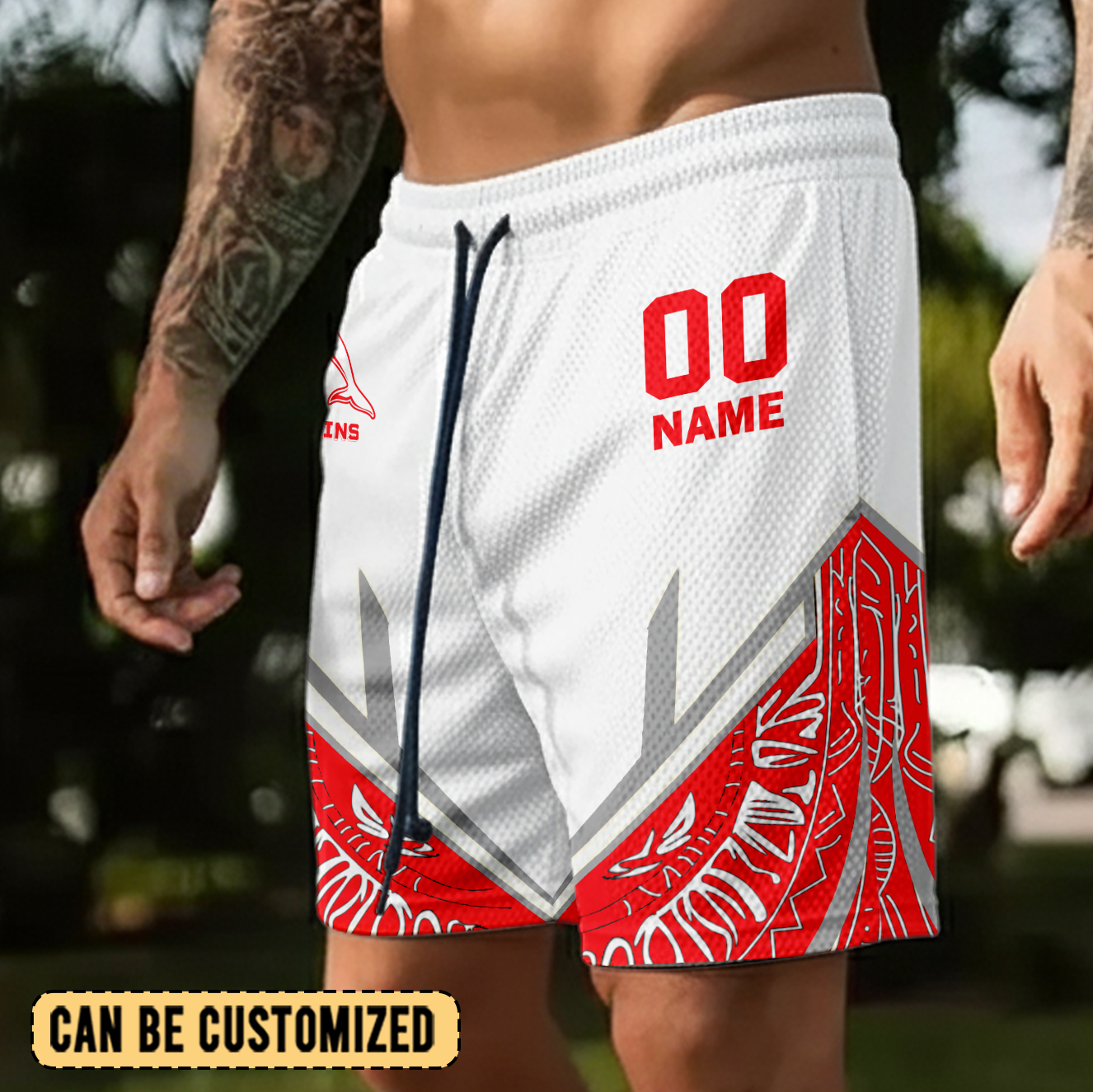 Auspiritmerch Dolphins Personalized Short Pants Gift For Fans