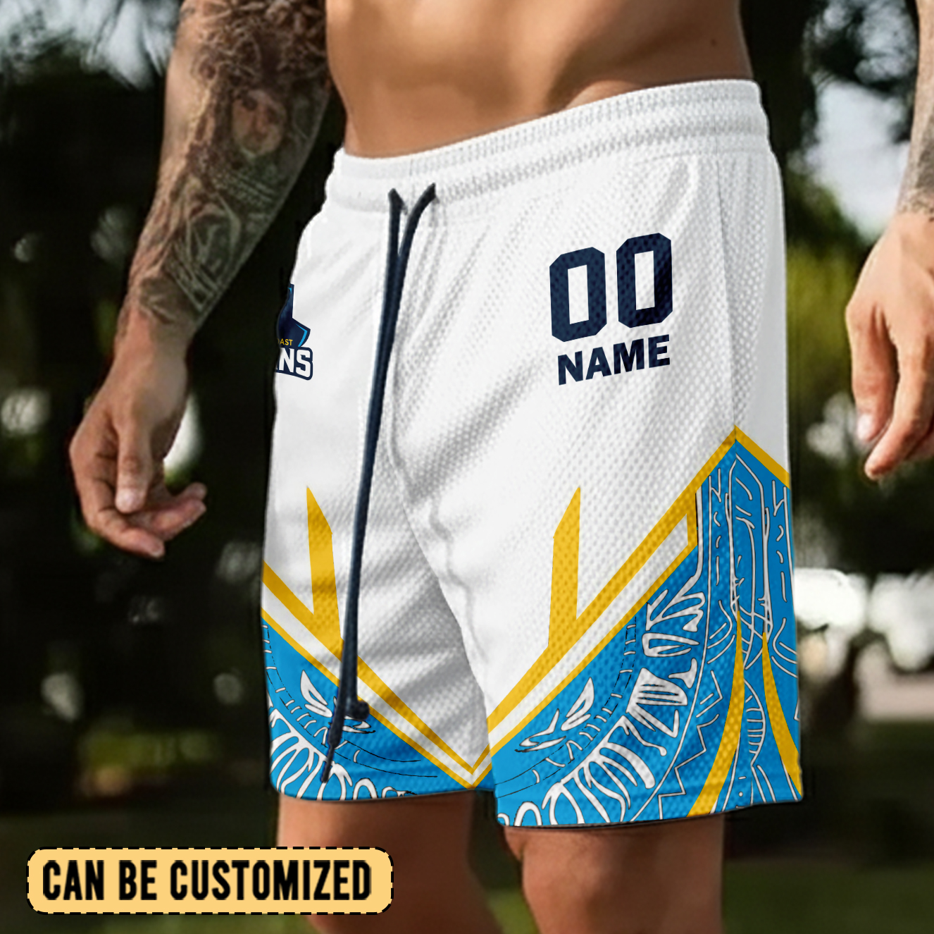 Auspiritmerch Gold Coast Titans Personalized Short Pants Gift For Fans