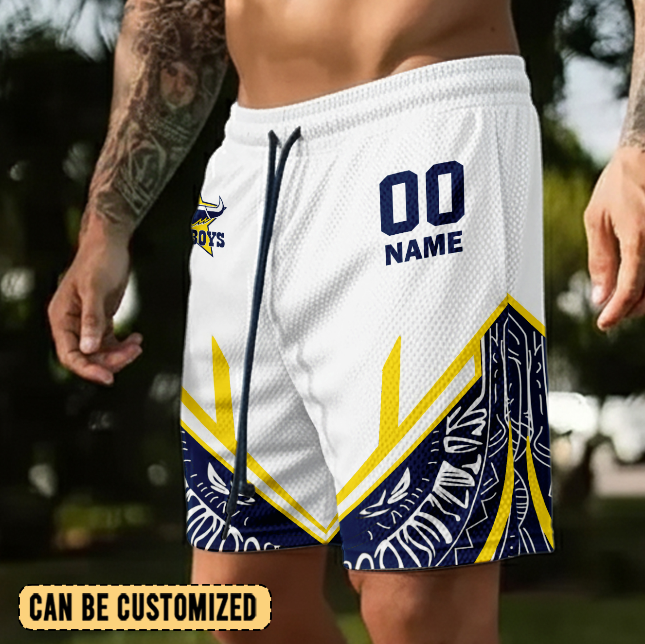Auspiritmerch North Queensland Cowboys Personalized Short Pants Gift For Fans