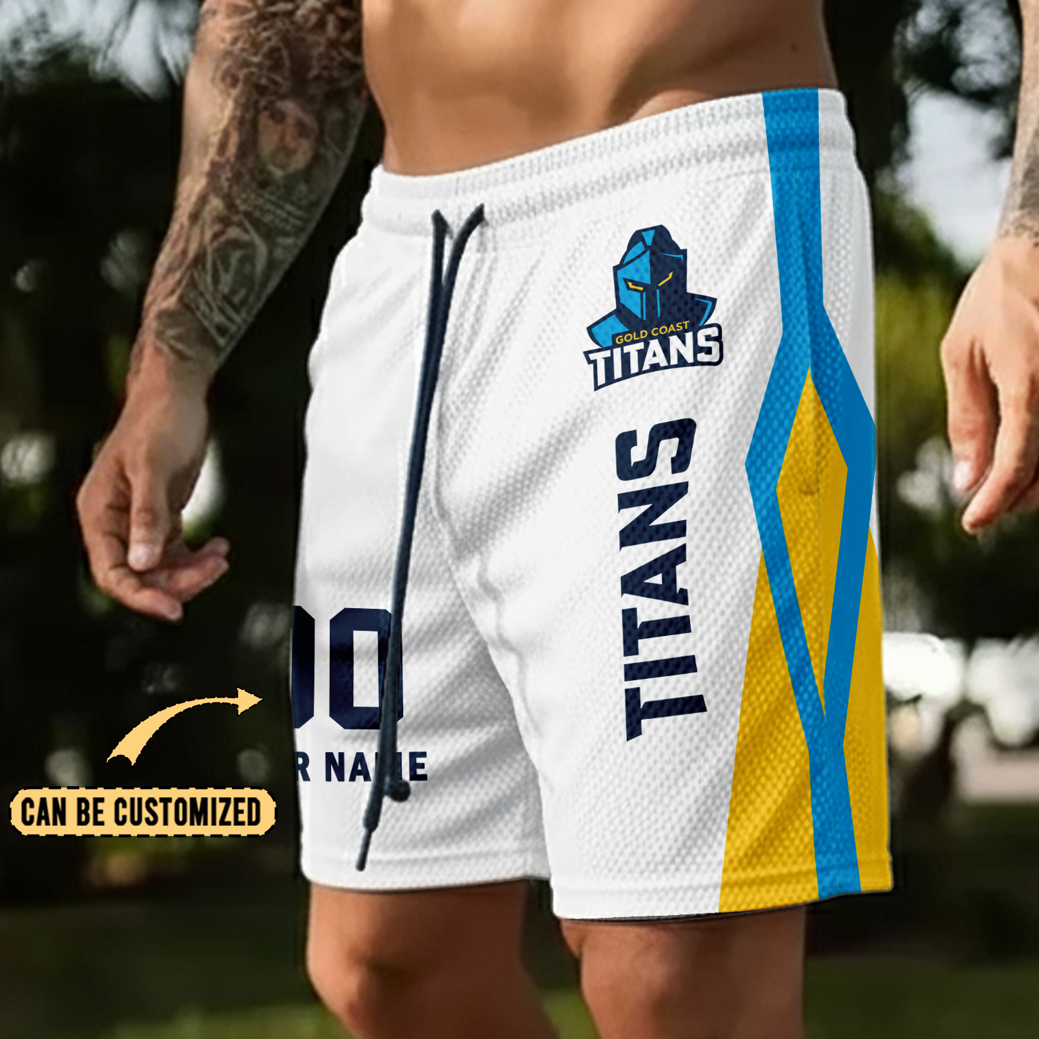 Auspiritmerch Gold Coast Titans Personalized Short Pants Gift For Fans