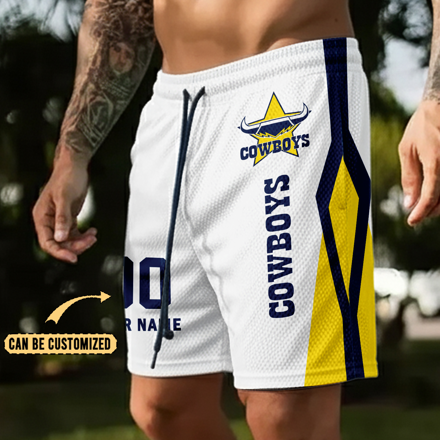 Auspiritmerch North Queensland Cowboys Personalized Short Pants Gift For Fans