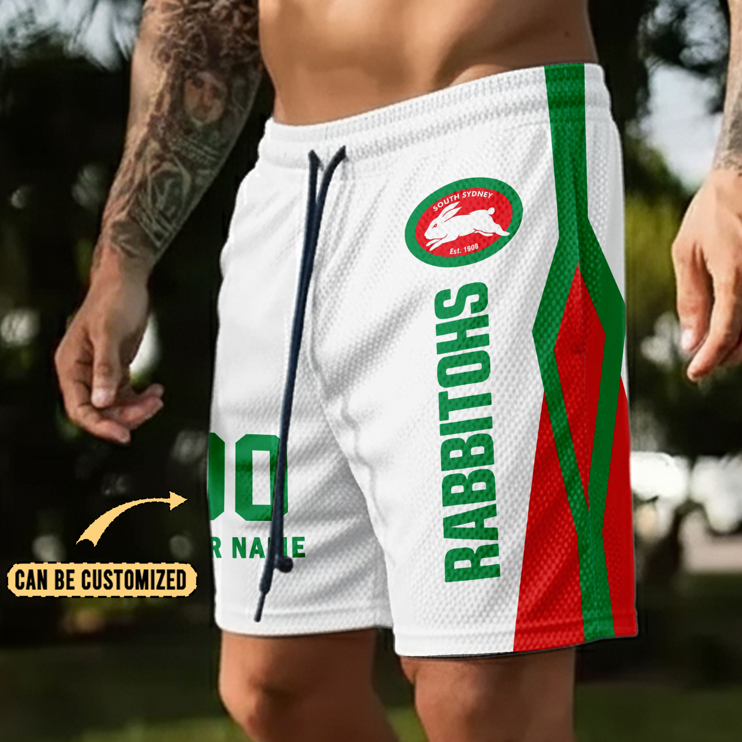 Auspiritmerch South Sydney Rabbitohs Personalized Short Pants Gift For Fans