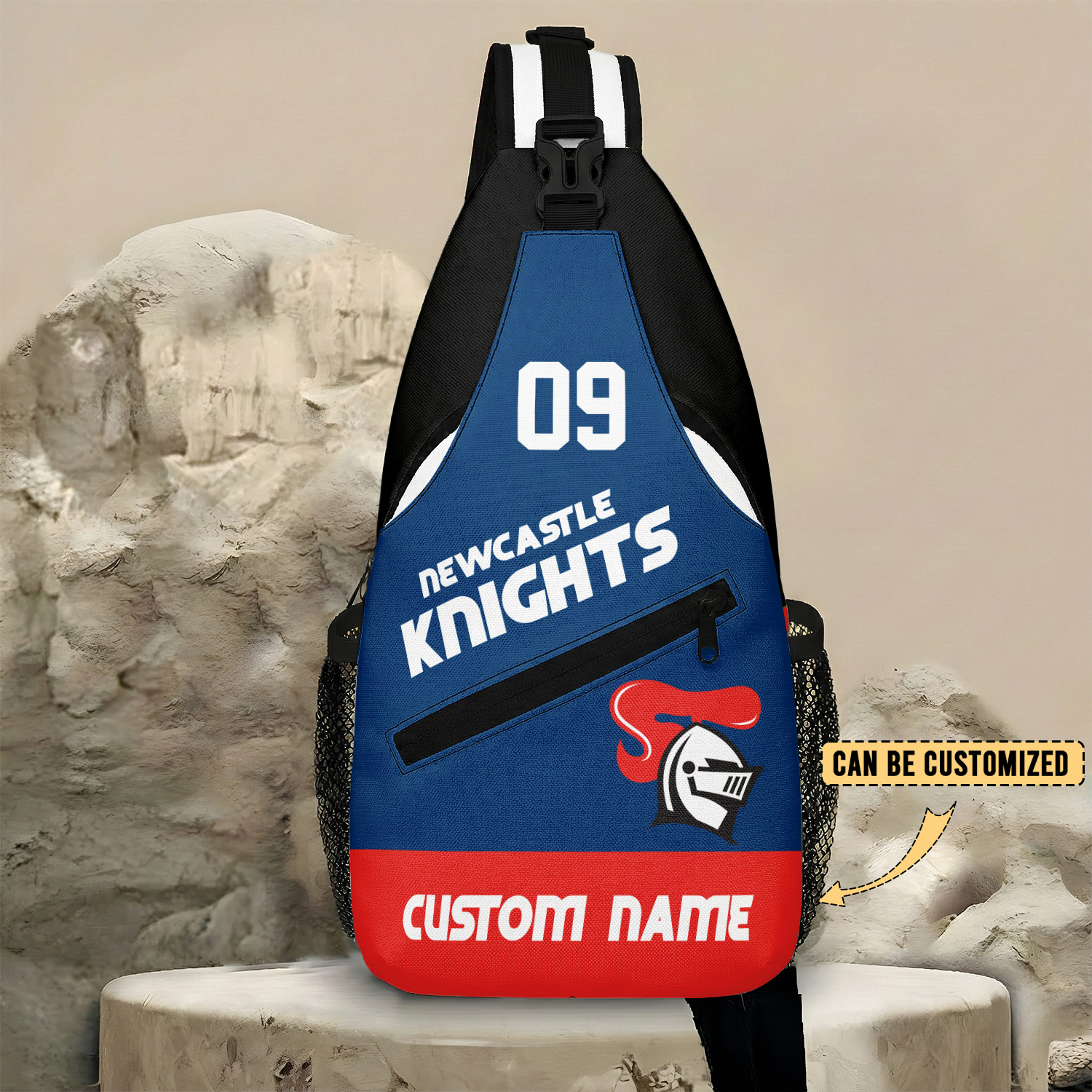 Auspiritmerch Newcastle Knights Personalized Sling Bags Gift For Fans