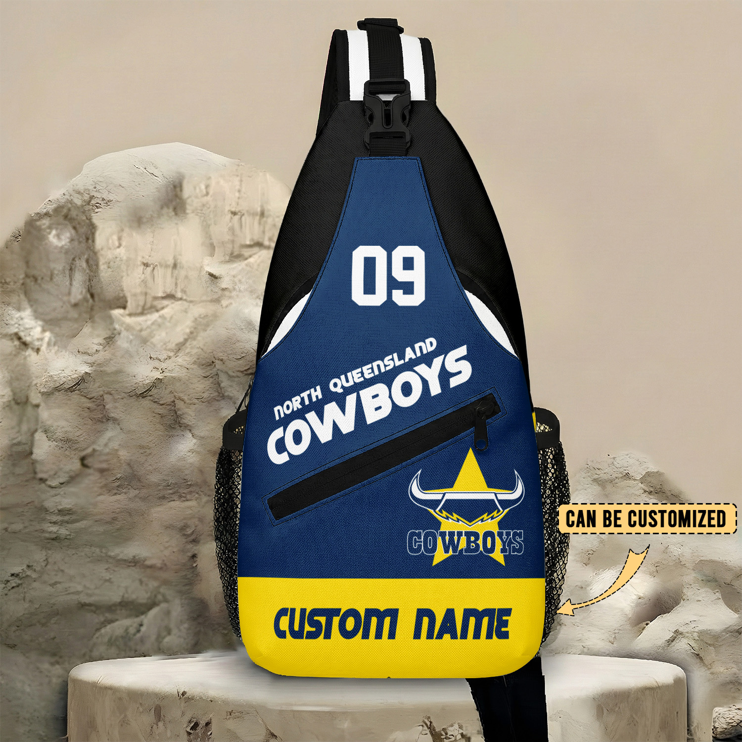 Auspiritmerch North Queensland Cowboys Personalized Sling Bags Gift For Fans