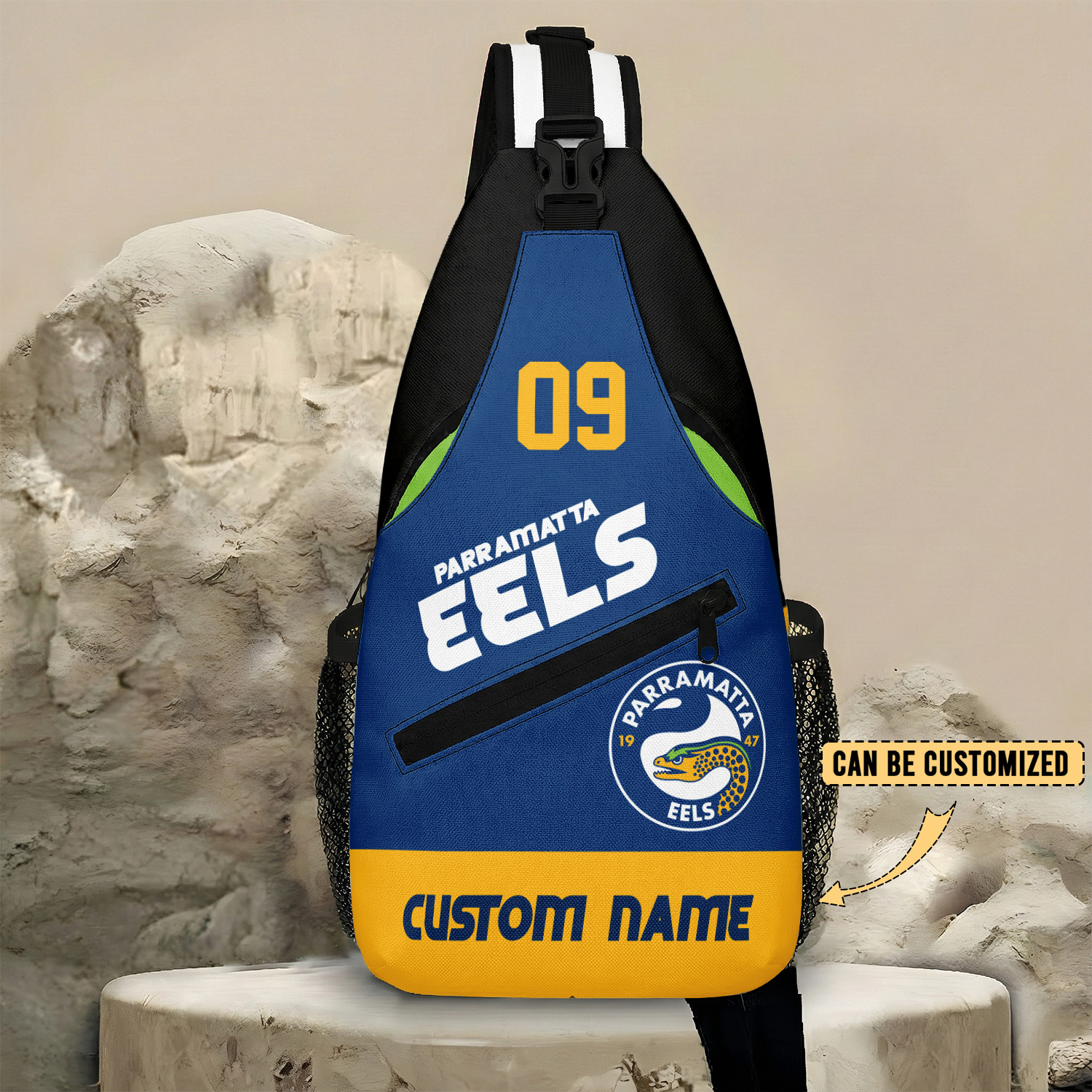 Auspiritmerch Parramatta Eels Personalized Sling Bags Gift For Fans