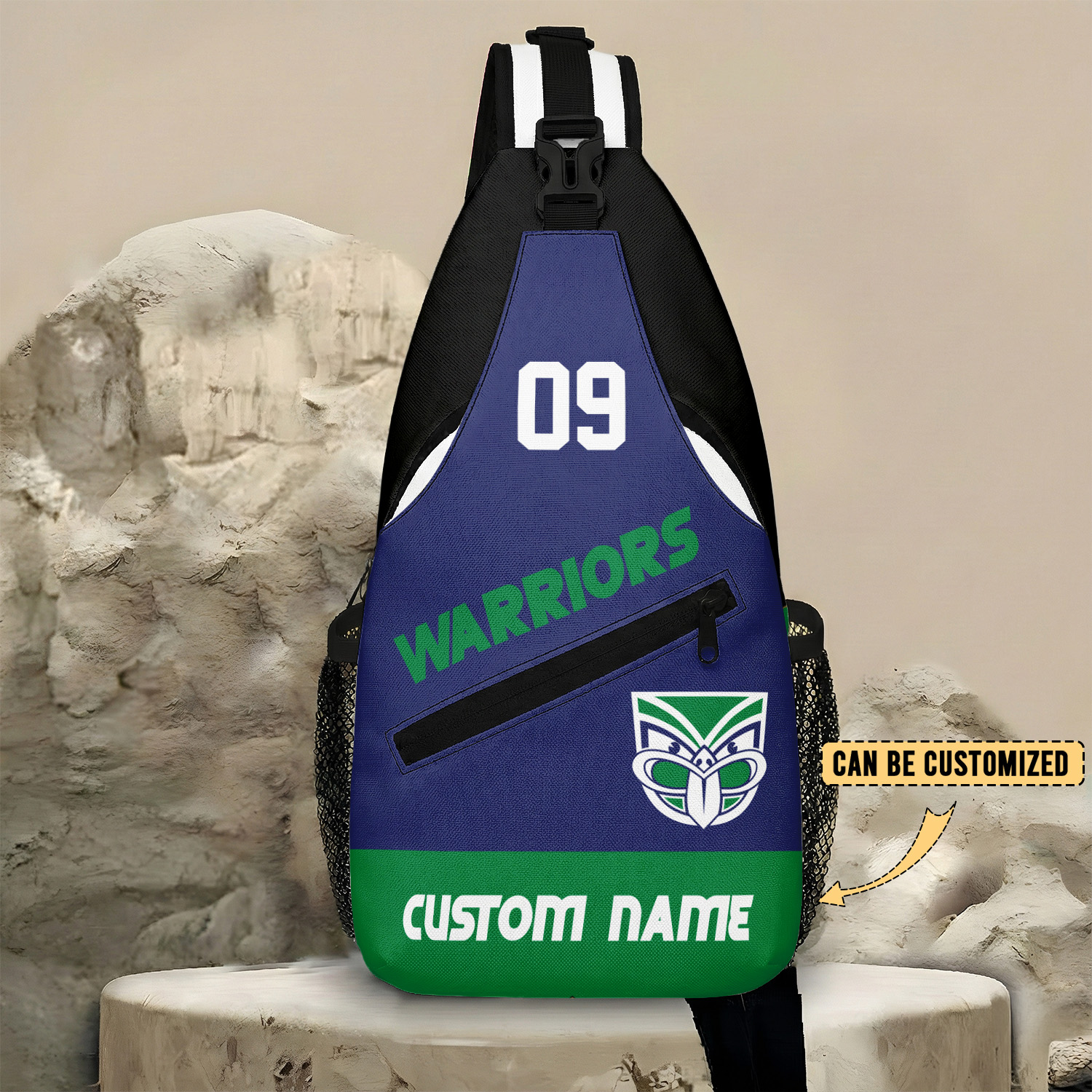 Auspiritmerch New Zealand Warriors Personalized Sling Bags Gift For Fans