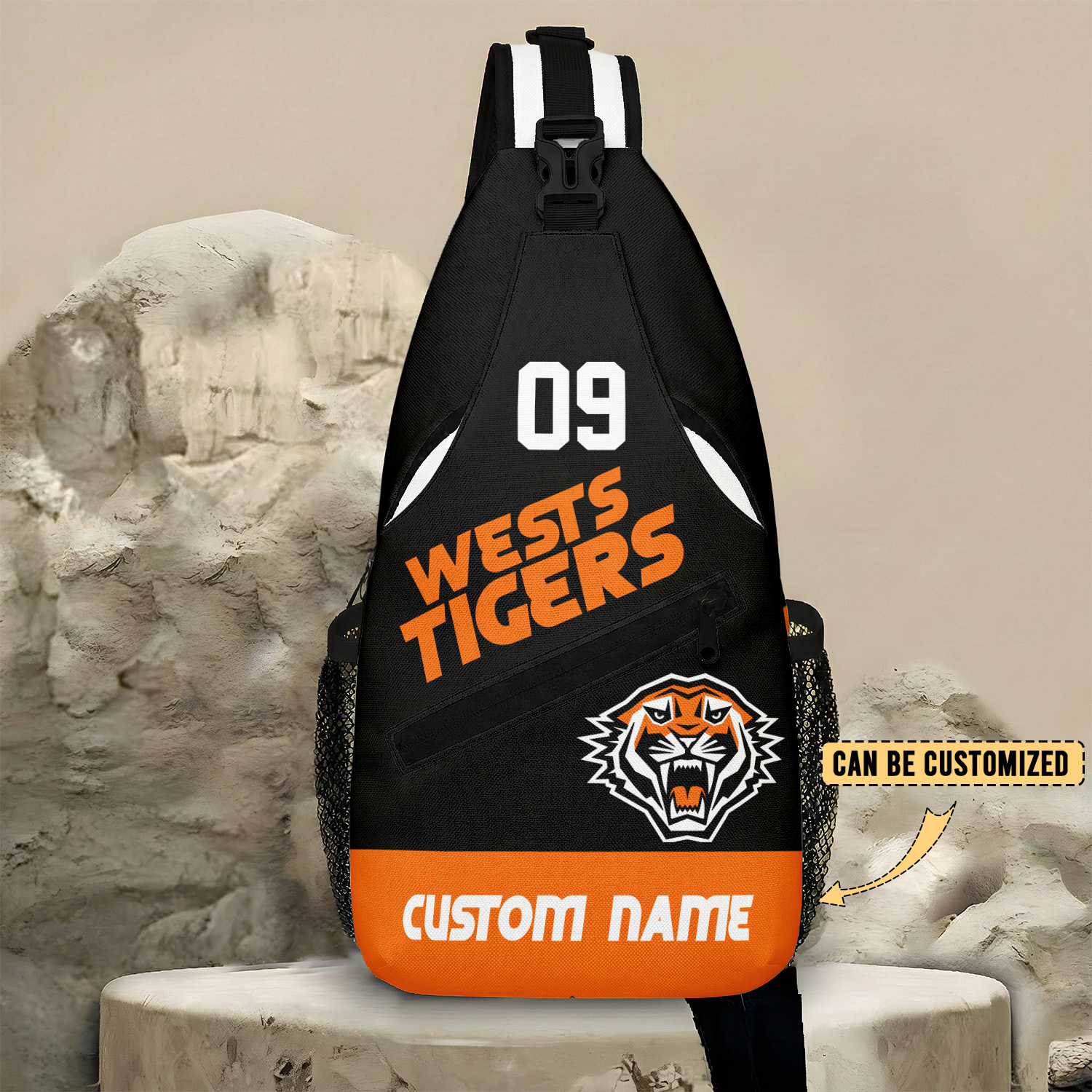 Auspiritmerch Wests Tigers Personalized Sling Bags Gift For Fans
