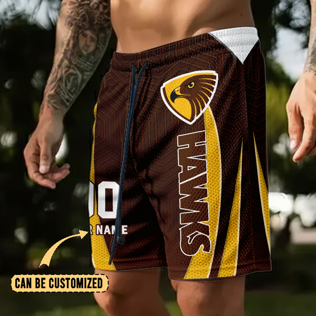 Auspiritmerch Hawthorn Hawks Personalized Short Pants Gift For Fans