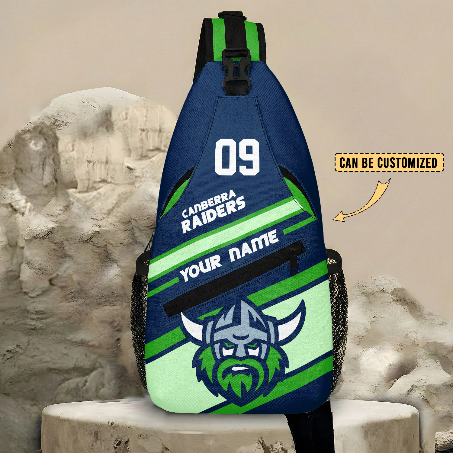 Auspiritmerch Canberra Raiders Personalized Sling Bags Gift For Fans