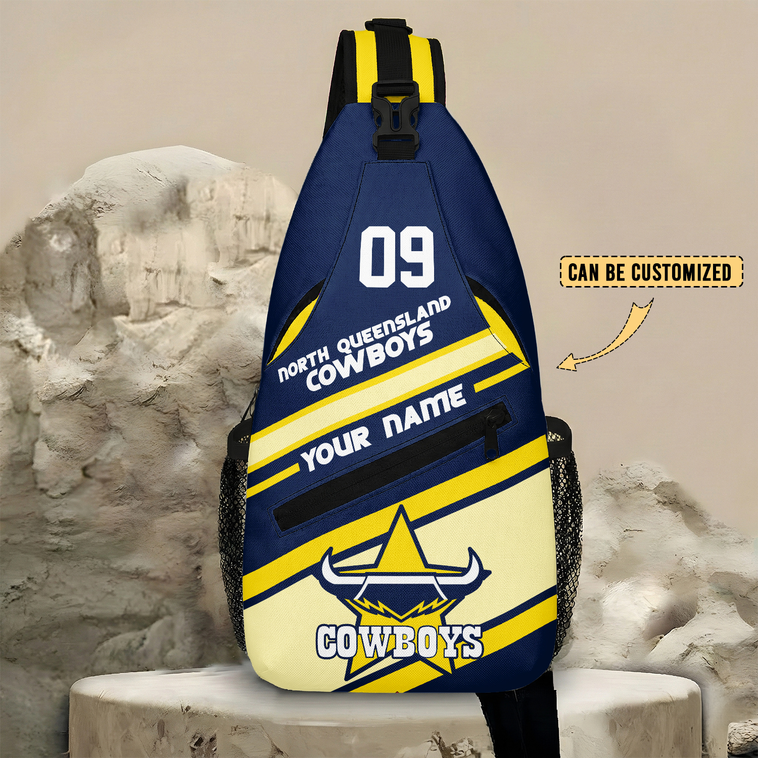 Auspiritmerch North Queensland Cowboys Personalized Sling Bags Gift For Fans