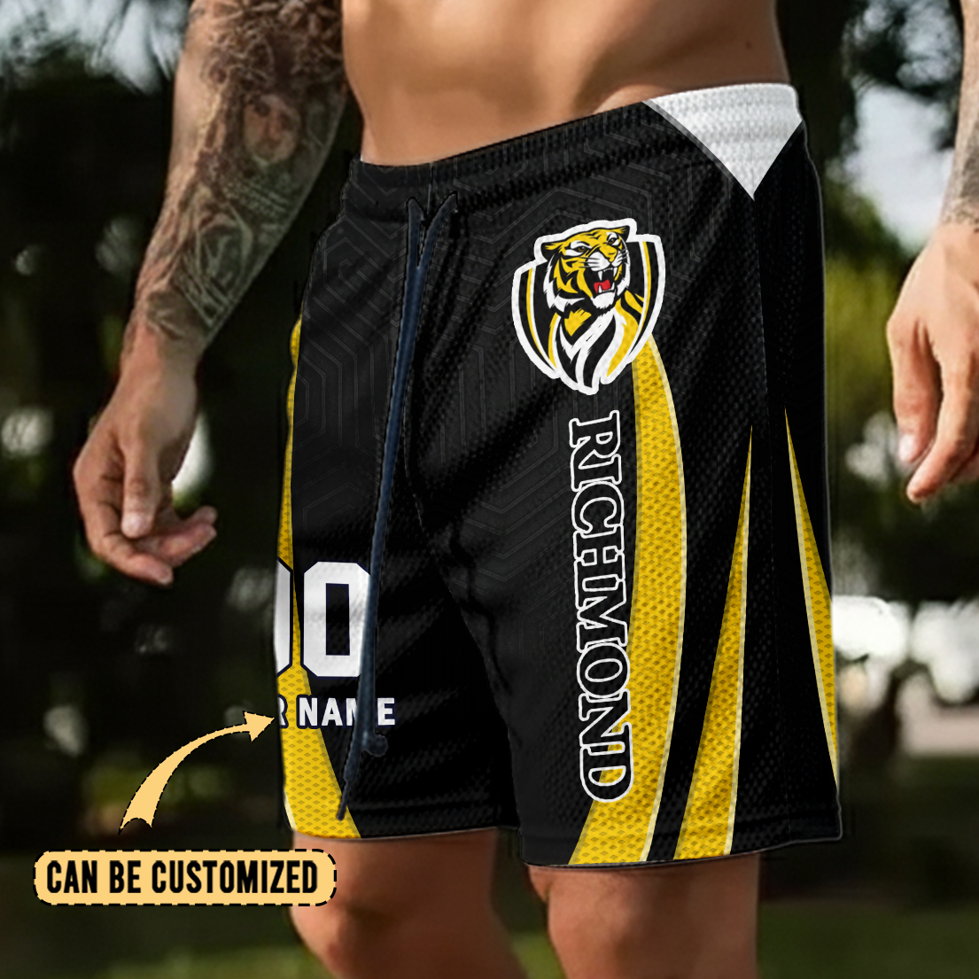 Auspiritmerch Richmond Tigers Personalized Short Pants Gift For Fans