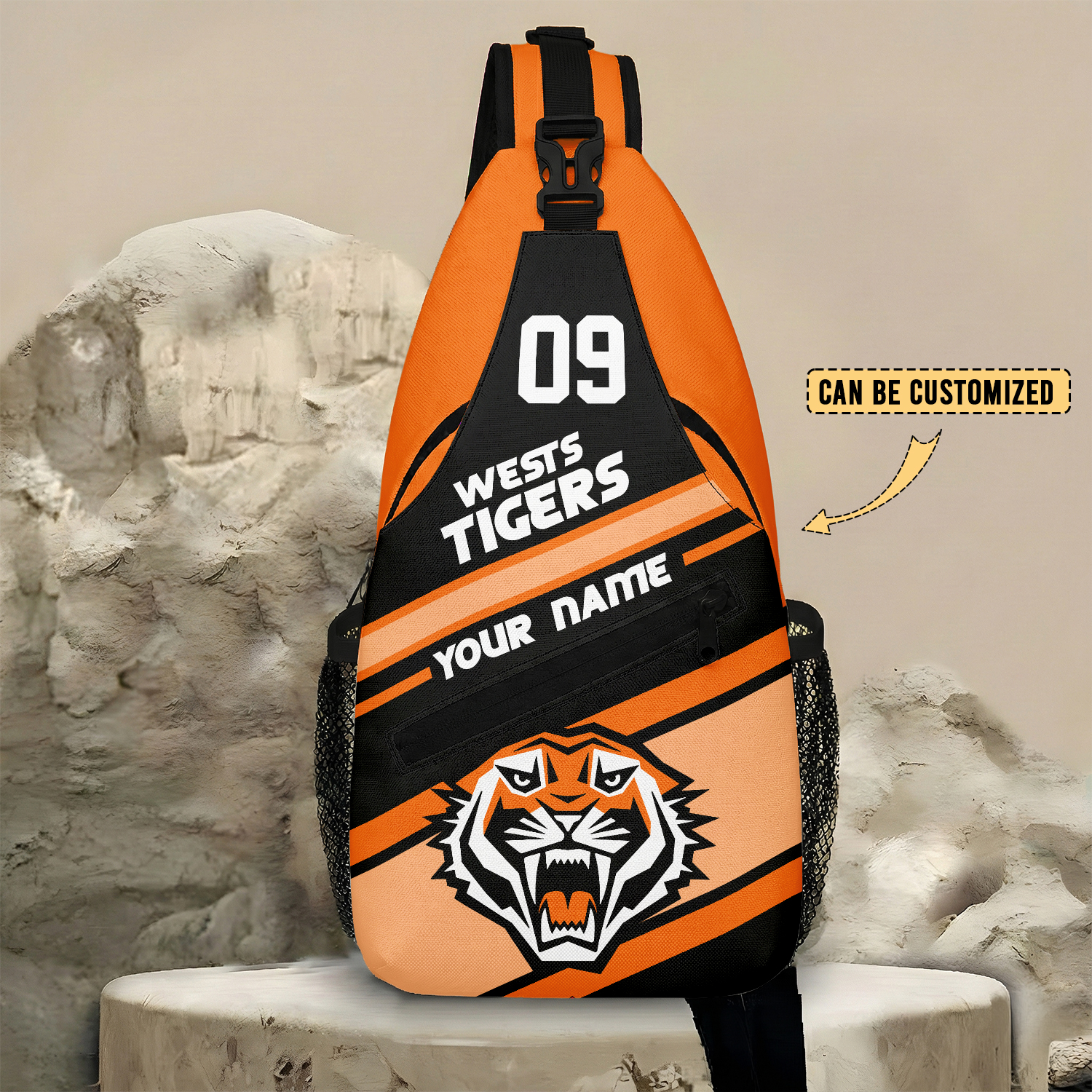 Auspiritmerch Wests Tigers Personalized Sling Bags Gift For Fans