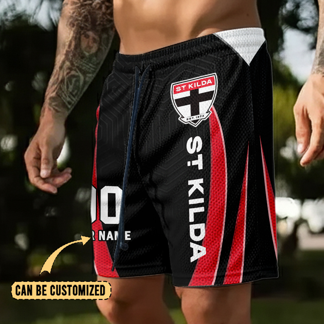 Auspiritmerch St Kilda Saints Personalized Short Pants Gift For Fans