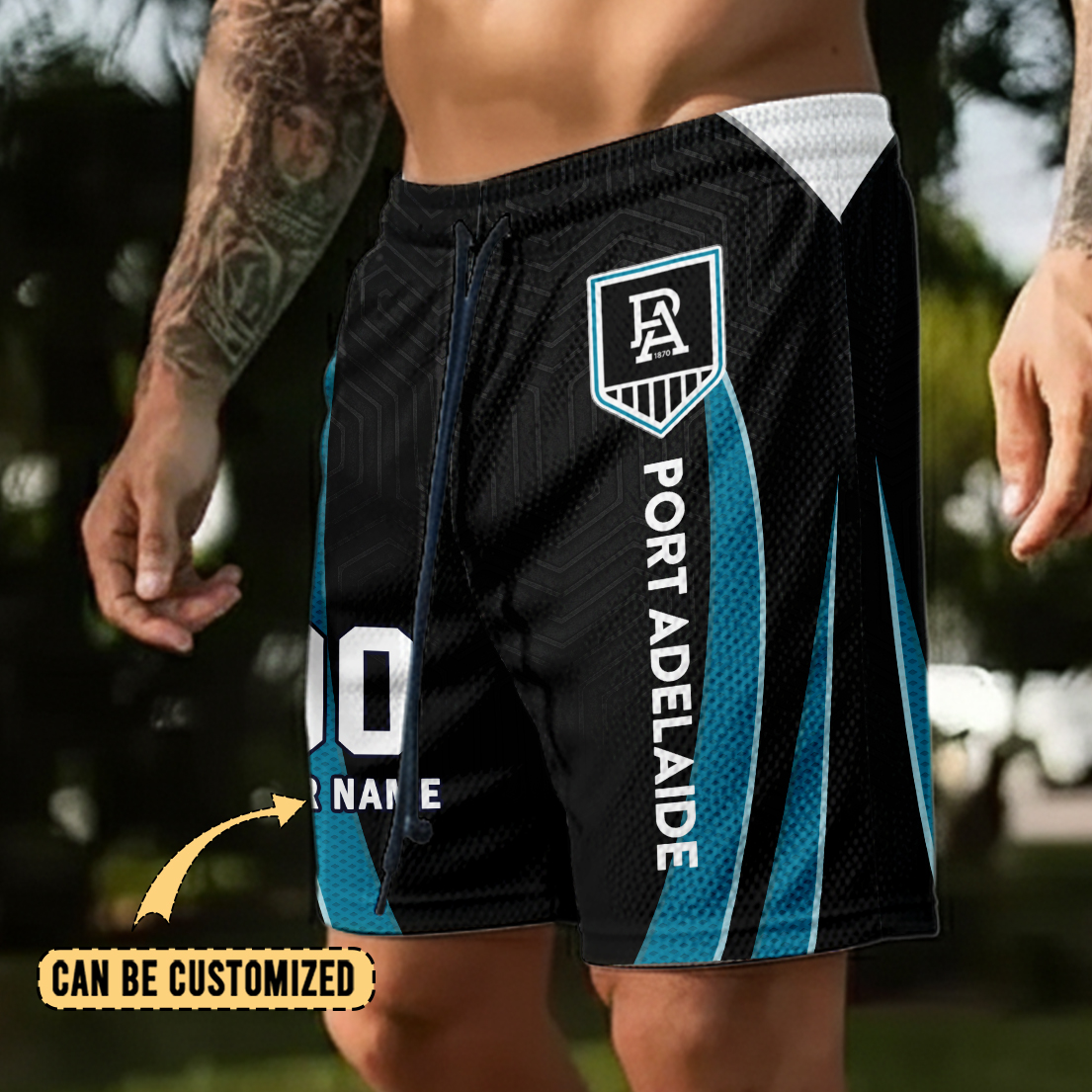 Auspiritmerch Port Adelaide Personalized Short Pants Gift For Fans