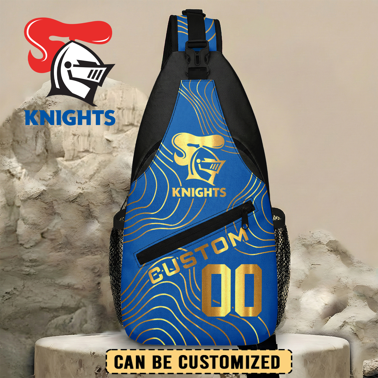 Auspiritmerch Newcastle Knights Personalized Sling Bags Gift For Fans