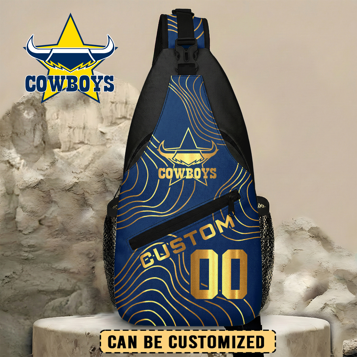 Auspiritmerch North Queensland Cowboys Personalized Sling Bags Gift For Fans