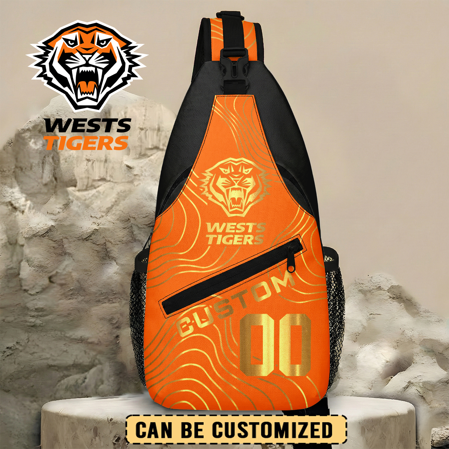 Auspiritmerch Wests Tigers Personalized Sling Bags Gift For Fans