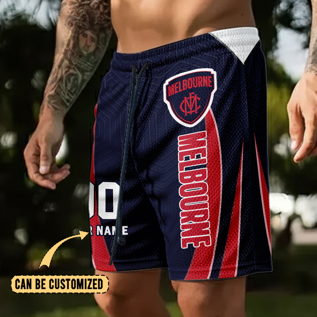 Auspiritmerch Melbourne Demons Personalized Short Pants Gift For Fans