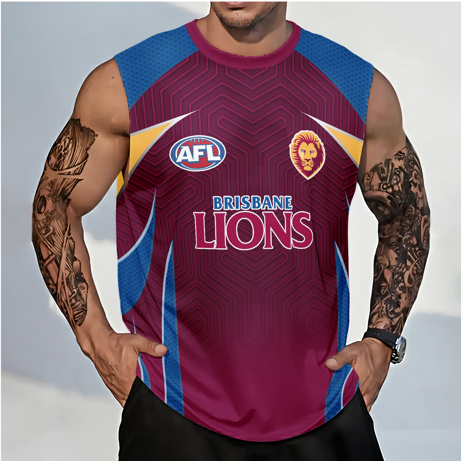 Auspiritmerch Brisbane Lions Personalized Tank Top Gift For Fans