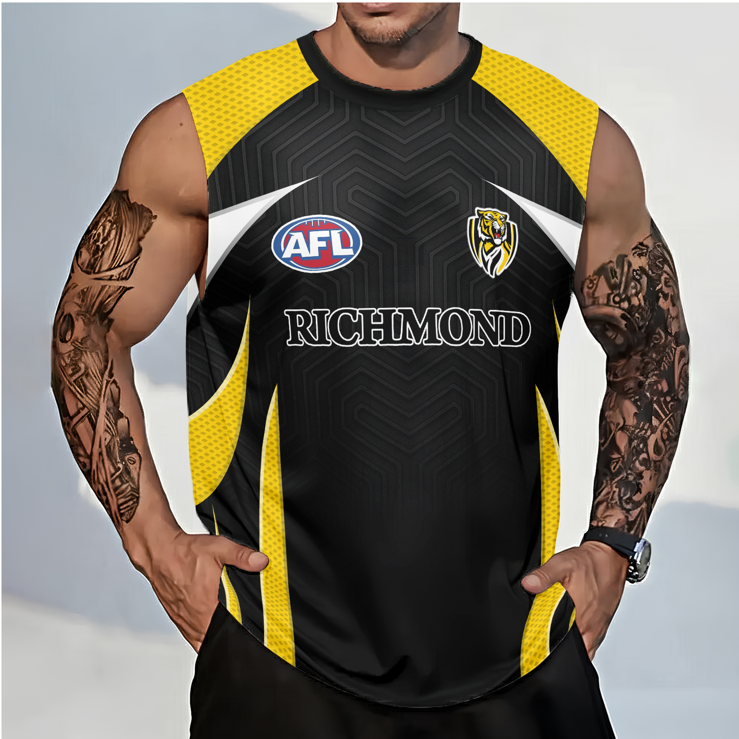 Auspiritmerch Richmond Tigers Personalized Tank Top Gift For Fans