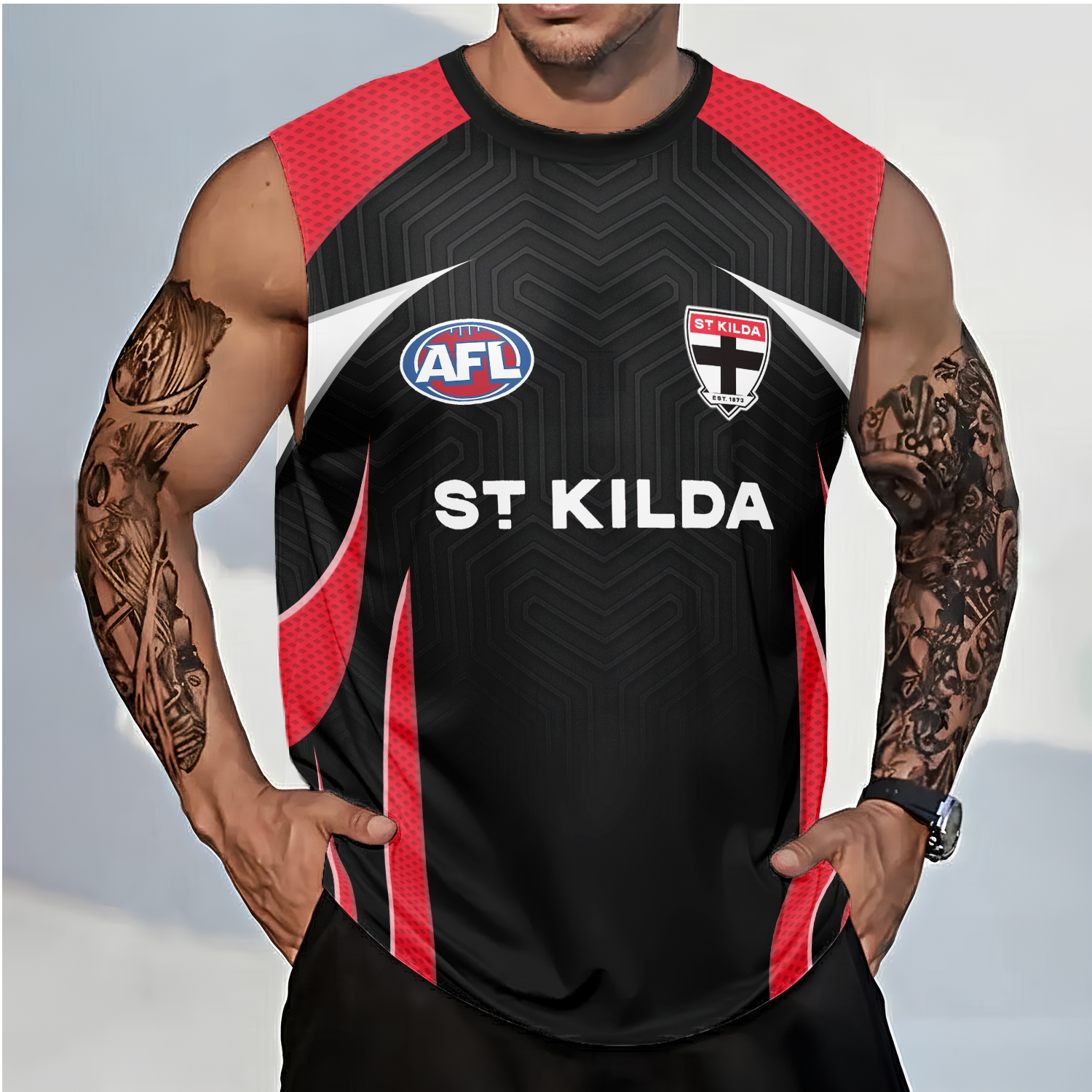 Auspiritmerch St Kilda Saints Personalized Tank Top Gift For Fans