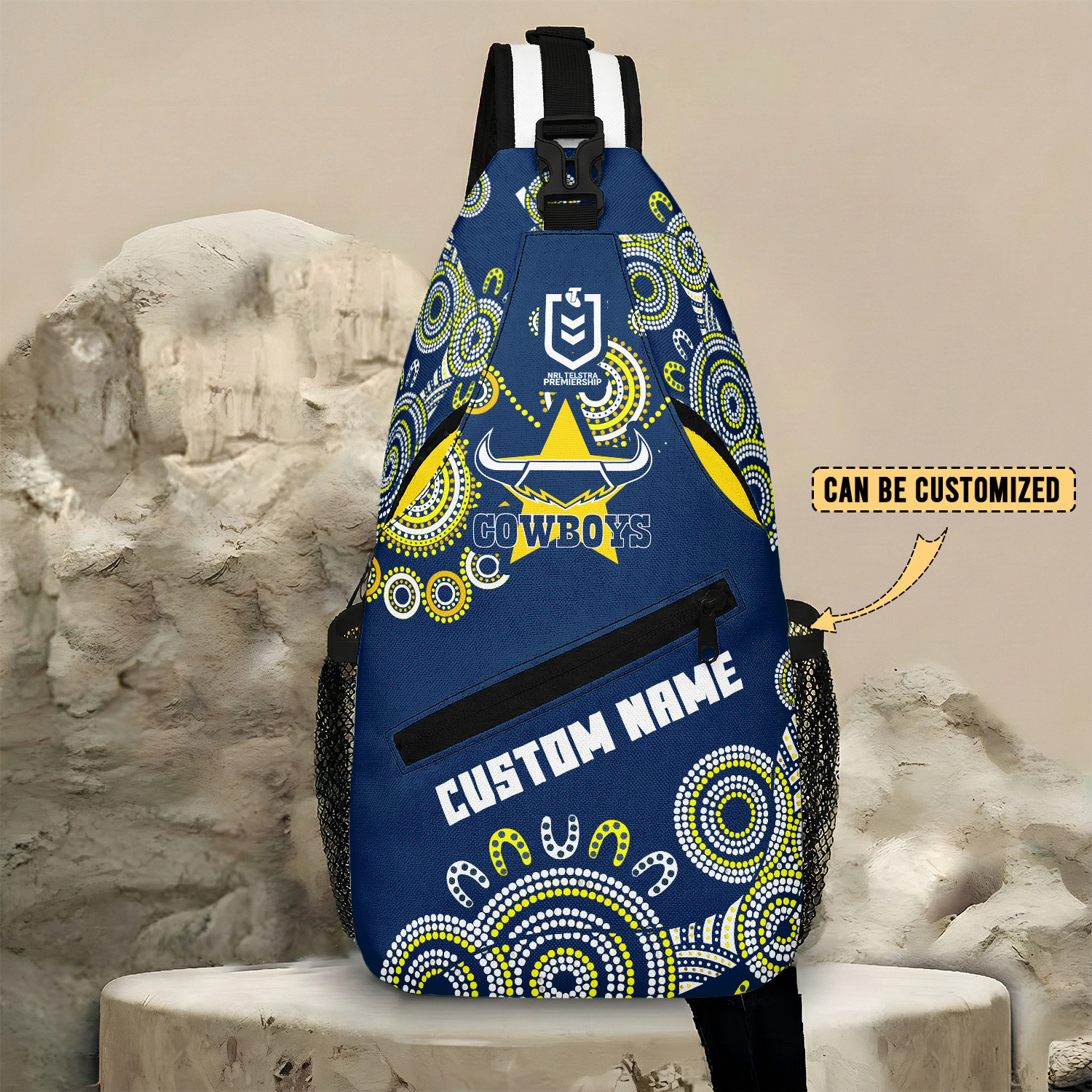 Auspiritmerch North Queensland Cowboys Personalized Sling Bags Gift For Fans