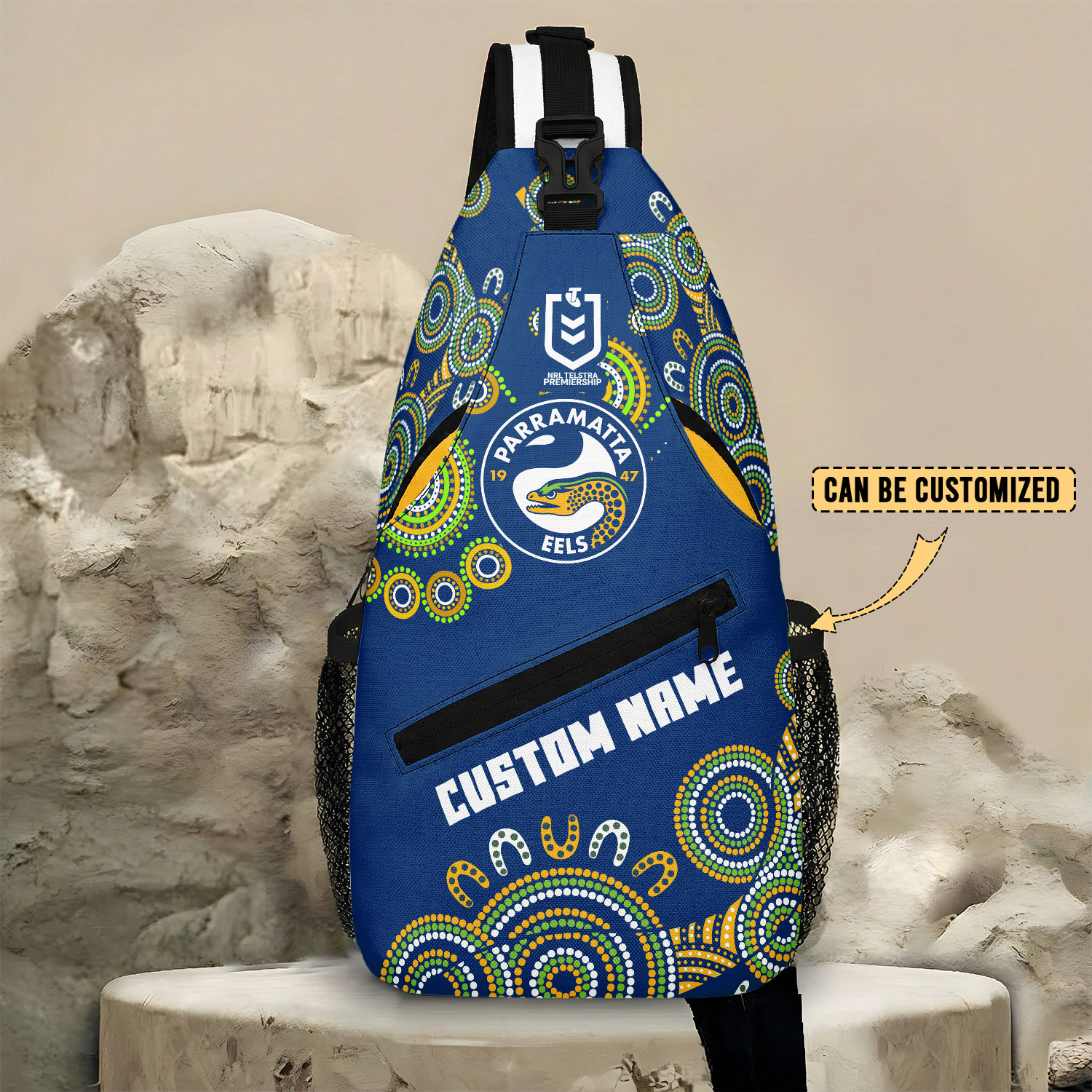 Auspiritmerch Parramatta Eels Personalized Sling Bags Gift For Fans