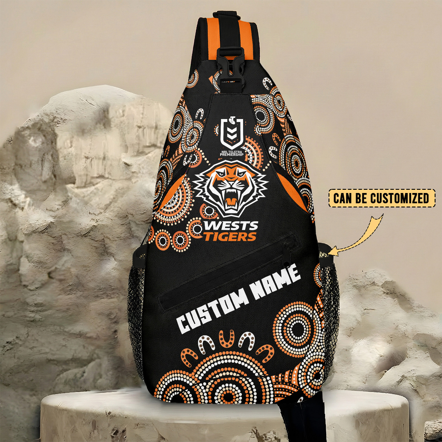 Auspiritmerch Wests Tigers Personalized Sling Bags Gift For Fans