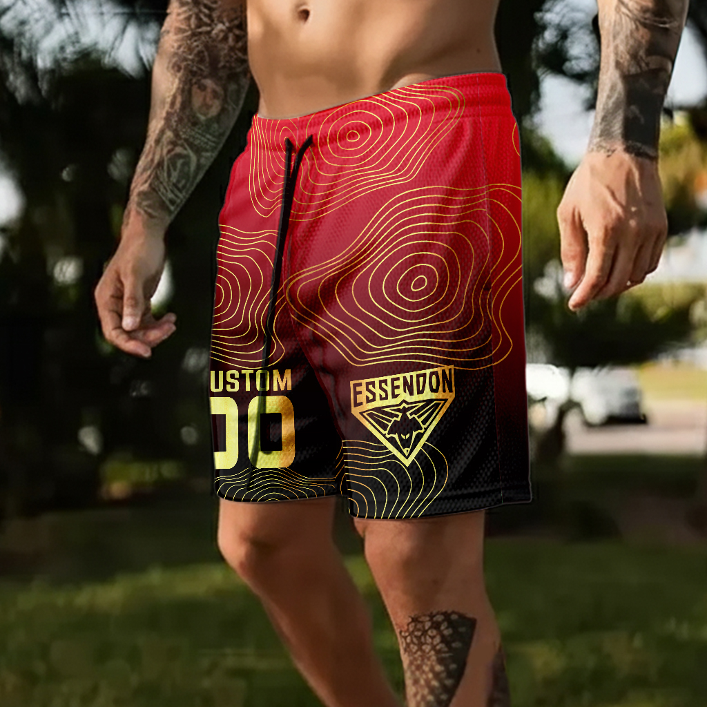 Auspiritmerch Essendon Personalized Short Pants Gift For Fans