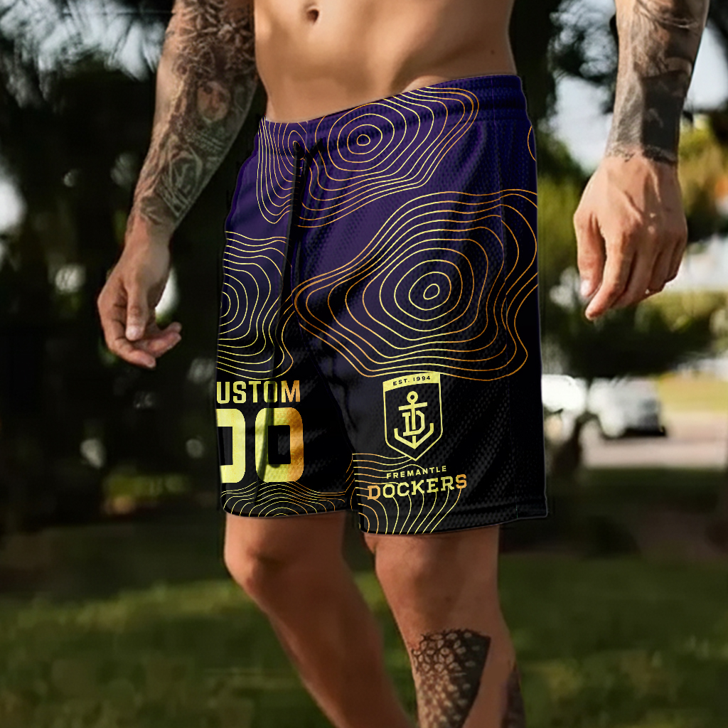 Auspiritmerch Fremantle Dockers Personalized Short Pants Gift For Fans