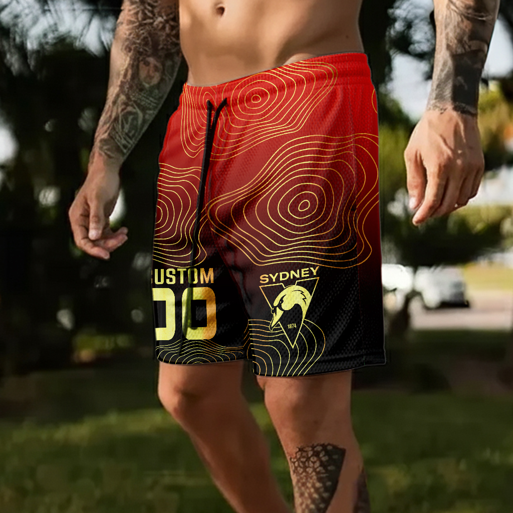 Auspiritmerch Sydney Swans Personalized Short Pants Gift For Fans