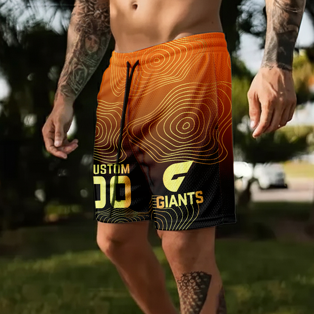 Auspiritmerch GWS Giants Personalized Short Pants Gift For Fans