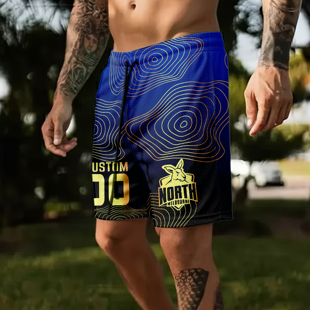 Auspiritmerch North Melbourne Personalized Short Pants Gift For Fans