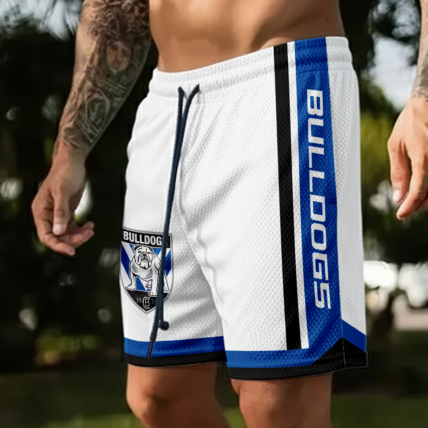 Auspiritmerch Canterbury-Bankstown Bulldogs Personalized Short Pants Gift For Fans
