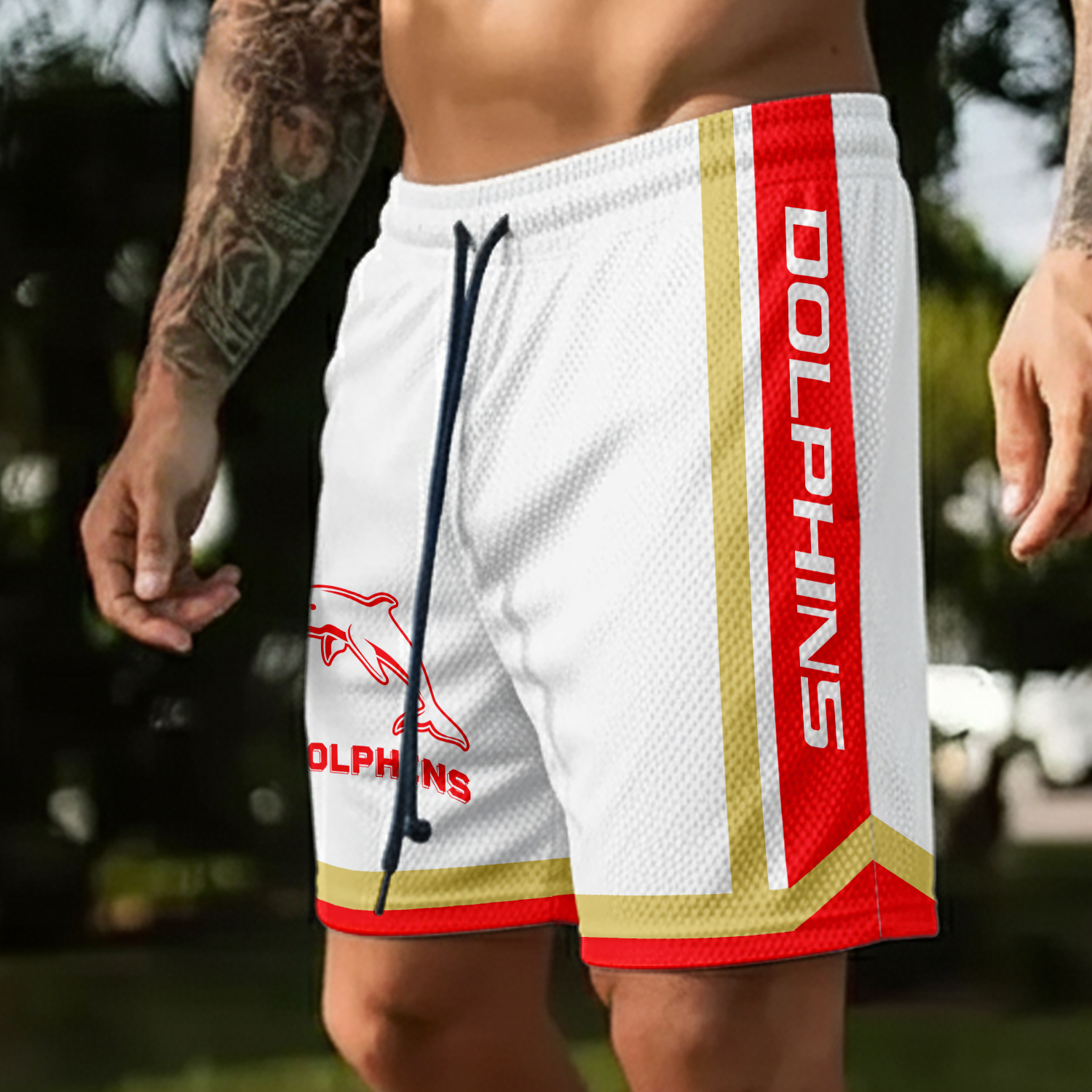 Auspiritmerch Dolphins Personalized Short Pants Gift For Fans