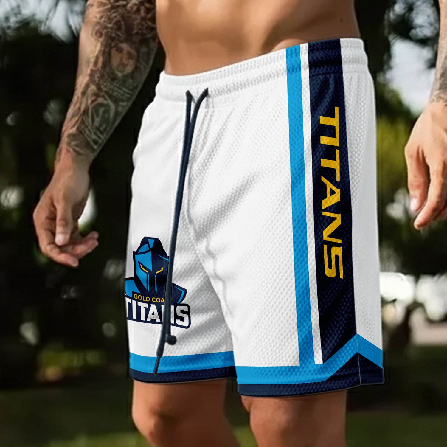 Auspiritmerch Gold Coast Titans Personalized Short Pants Gift For Fans