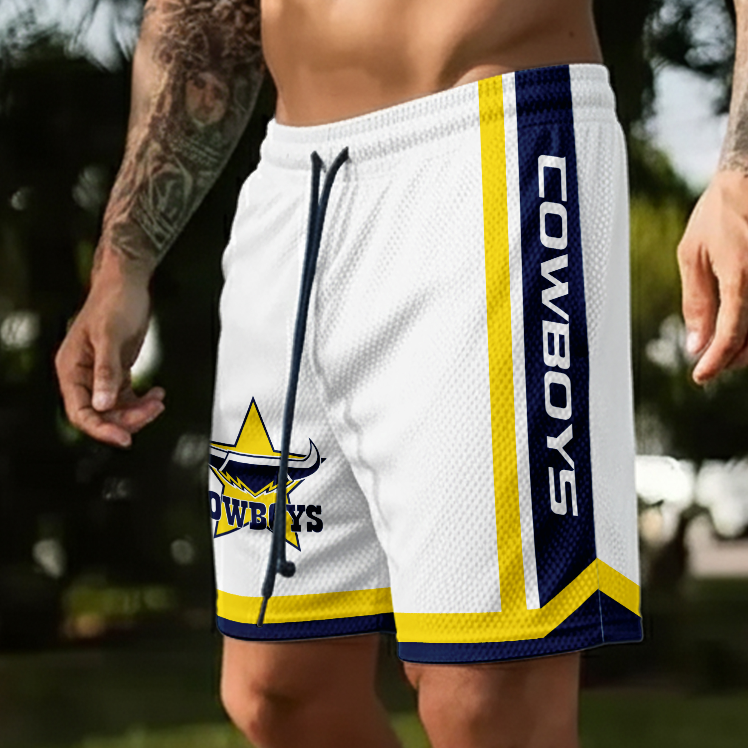 Auspiritmerch North Queensland Cowboys Personalized Short Pants Gift For Fans
