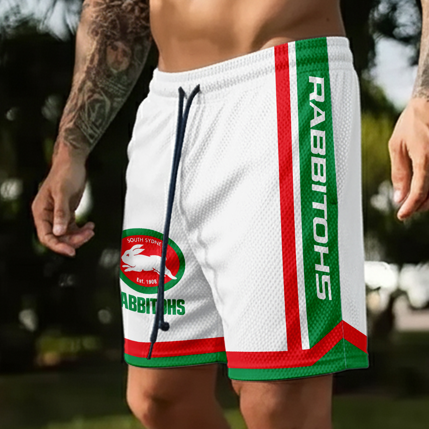 Auspiritmerch South Sydney Rabbitohs Personalized Short Pants Gift For Fans