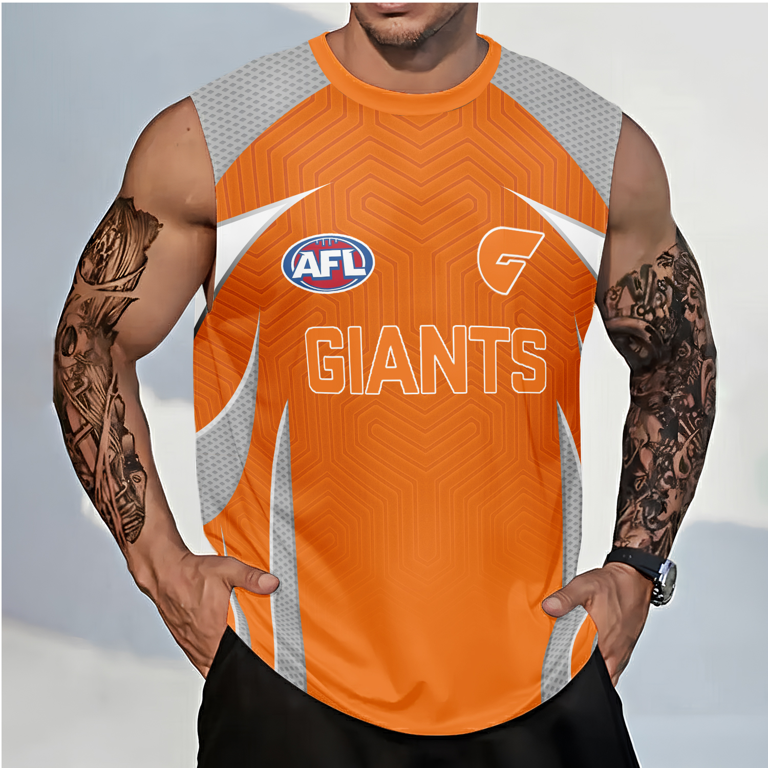 Auspiritmerch GWS Giants Personalized Tank Top Gift For Fans