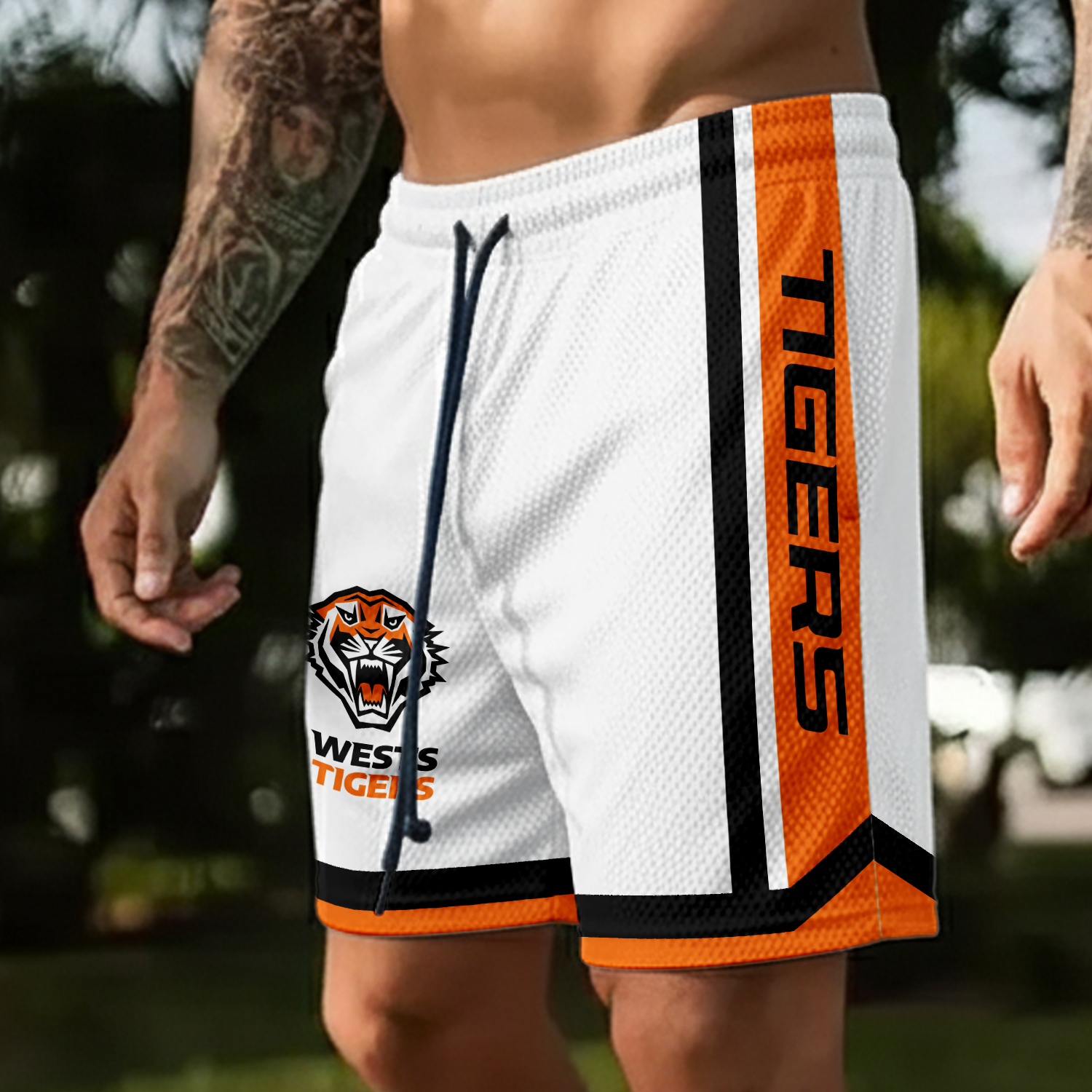 Auspiritmerch Wests Tigers Personalized Short Pants Gift For Fans
