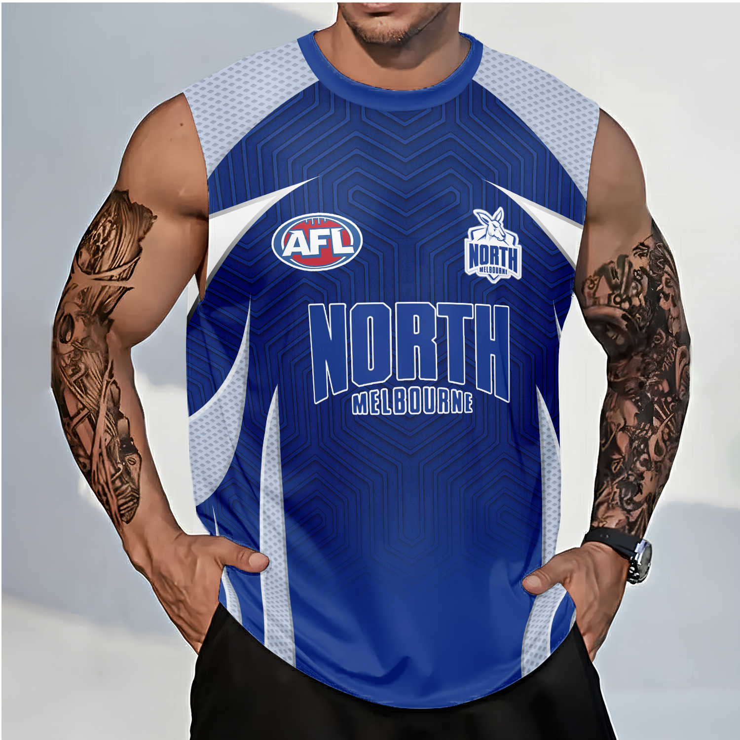Auspiritmerch North Melbourne Personalized Tank Top Gift For Fans