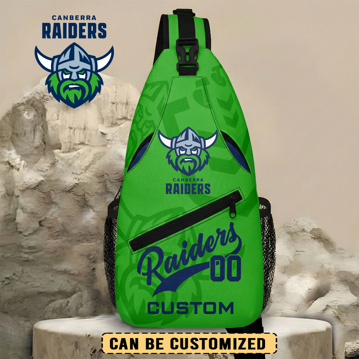 Auspiritmerch Canberra Raiders Personalized Sling Bags Gift For Fans