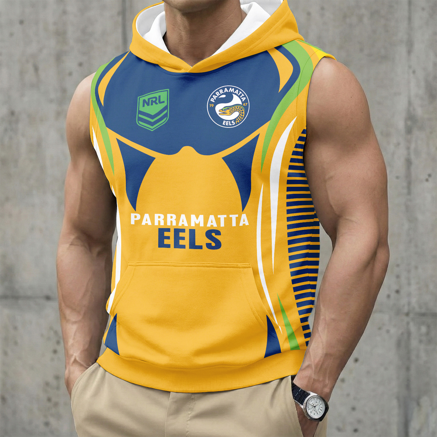 Auspiritmerch Parramatta Eels Personalized Hooded Tank Top Gift For Fans