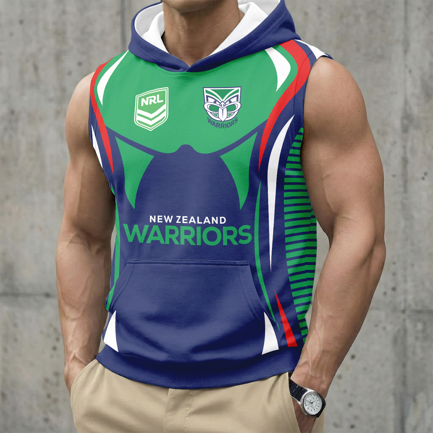 Auspiritmerch New Zealand Warriors Personalized Hooded Tank Top Gift For Fans