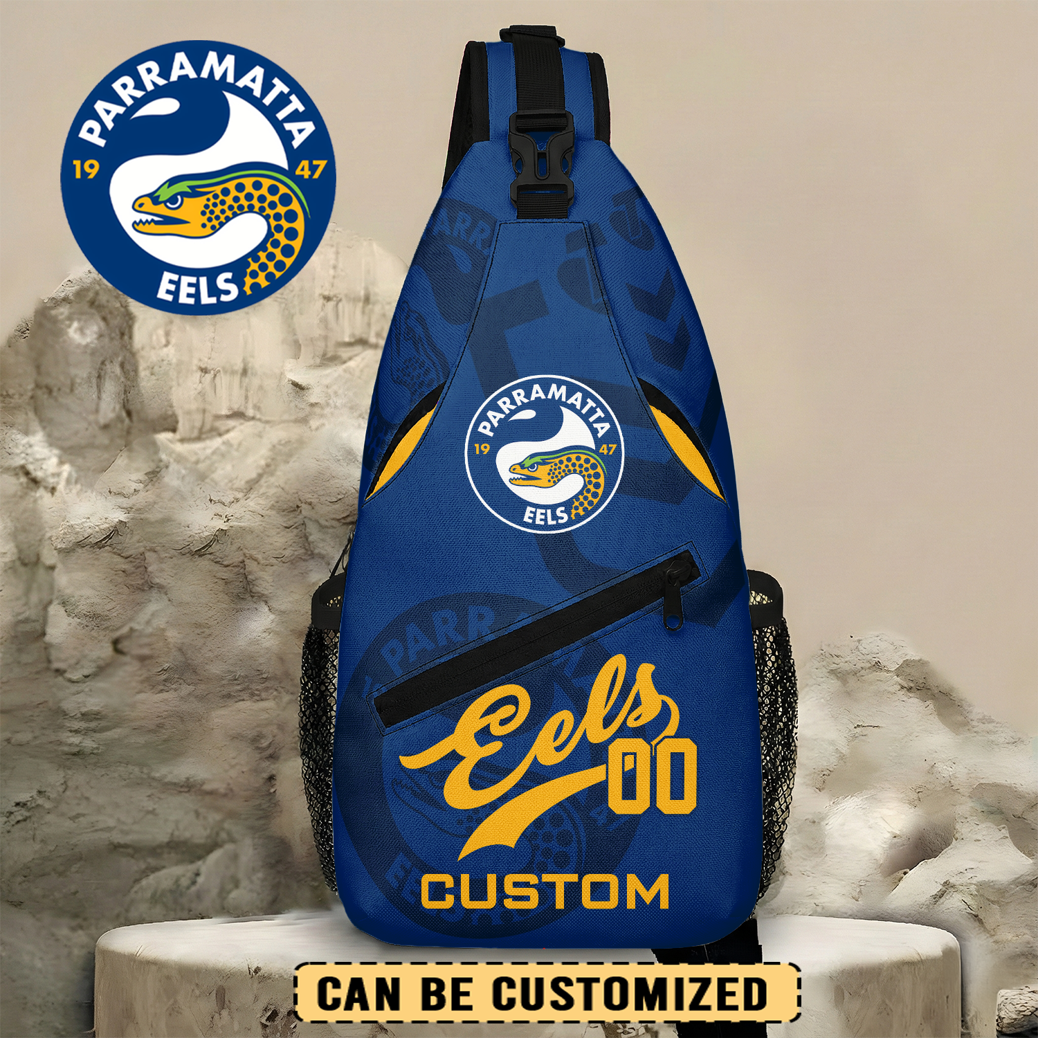 Auspiritmerch Parramatta Eels Personalized Sling Bags Gift For Fans