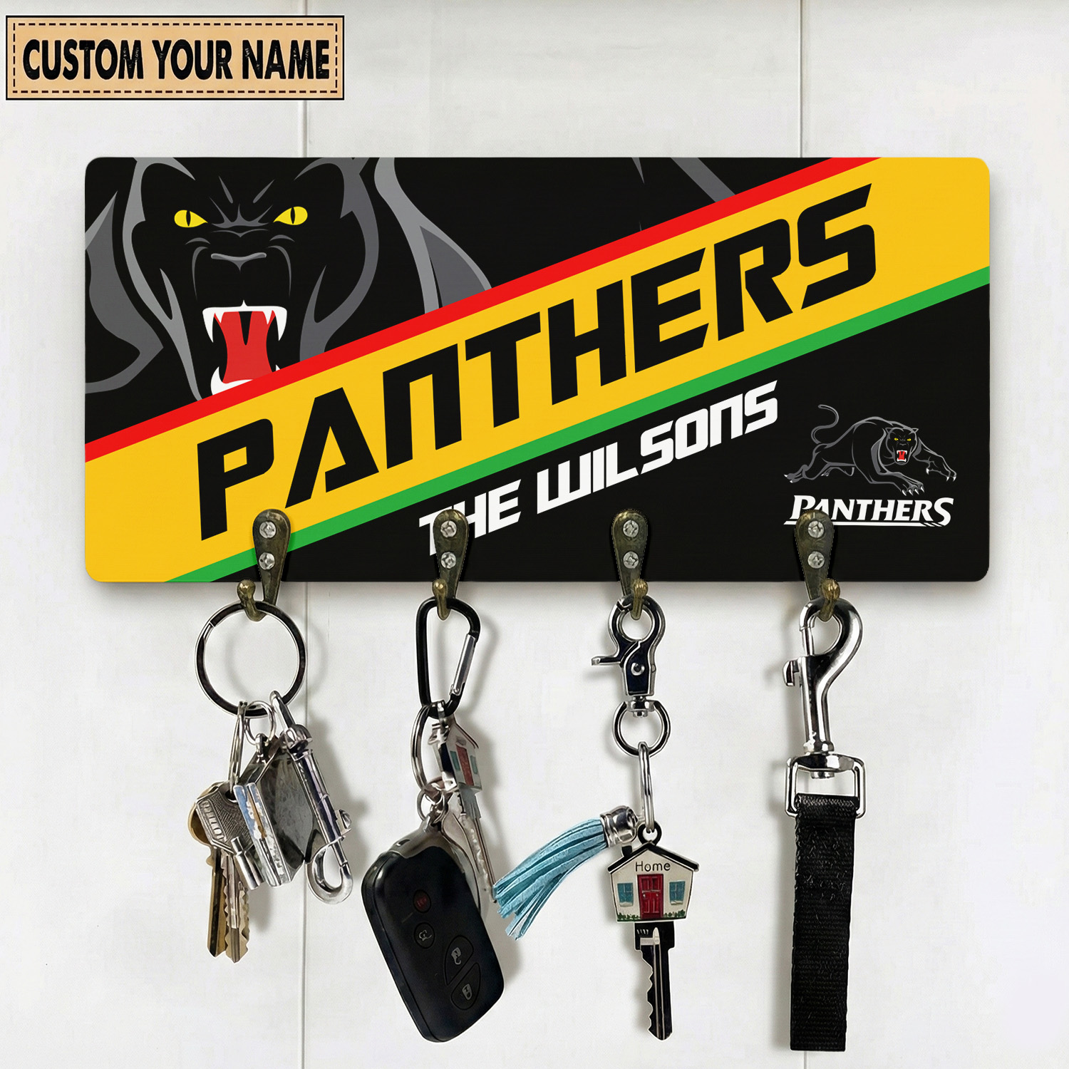 Auspiritmerch Penrith Panthers Personalized Key Holder Gifts For Fans